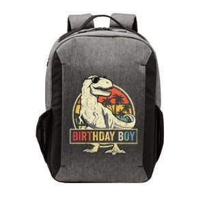 Birthday Boy Dino T Rex Dinosaur Boy Matching Family Vector Backpack