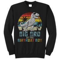 Big Bro Dinosaur Of The Birthday Boy Matching Family Sweatshirt