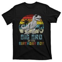 Big Bro Dinosaur Of The Birthday Boy Matching Family T-Shirt