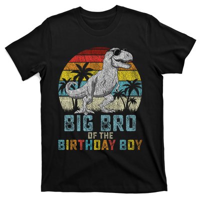 Big Bro Dinosaur Of The Birthday Boy Matching Family T-Shirt