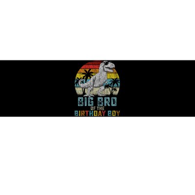 Big Bro Dinosaur Of The Birthday Boy Matching Family Bumper Sticker