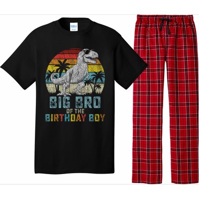 Big Bro Dinosaur Of The Birthday Boy Matching Family Pajama Set