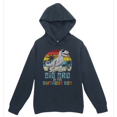 Big Bro Dinosaur Of The Birthday Boy Matching Family Urban Pullover Hoodie