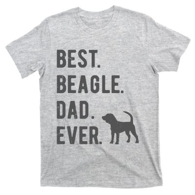 Best Beagle Dad Ever Funny Beagle Dog Lovers Dad Gift T-Shirt