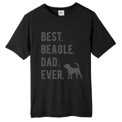 Best Beagle Dad Ever Funny Beagle Dog Lovers Dad Gift Tall Fusion ChromaSoft Performance T-Shirt