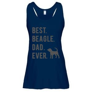 Best Beagle Dad Ever Funny Beagle Dog Lovers Dad Gift Ladies Essential Flowy Tank