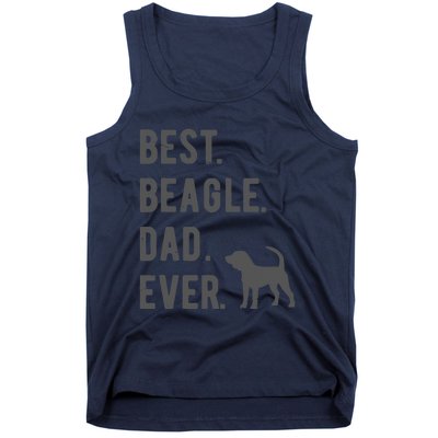 Best Beagle Dad Ever Funny Beagle Dog Lovers Dad Gift Tank Top