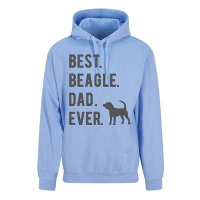 Best Beagle Dad Ever Funny Beagle Dog Lovers Dad Gift Unisex Surf Hoodie