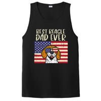 Best Beagle Dad Ever Flag Patriotic Dog Lover Owner PosiCharge Competitor Tank