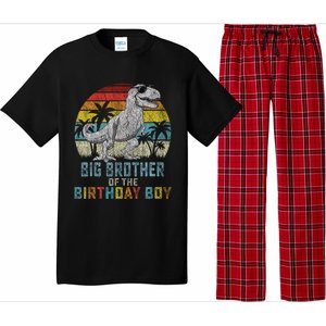 Big Brother Dinosaur Of The Birthday Matching Family Pajama Set