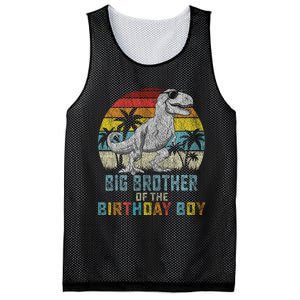 Big Brother Dinosaur Of The Birthday Matching Family Mesh Reversible Basketball Jersey Tank