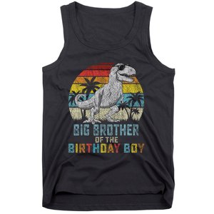 Big Brother Dinosaur Of The Birthday Matching Family Tank Top