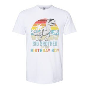 Big Brother Dinosaur Of The Birthday Matching Family Softstyle CVC T-Shirt