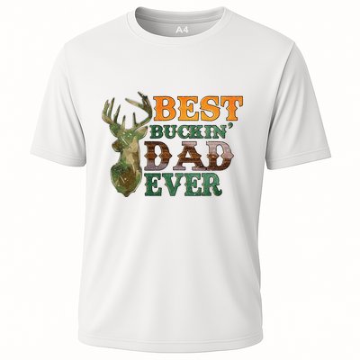 Best Buckin’ Dad Ever Deer Hunting Vintage Performance Shirt