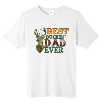 Best Buckin’ Dad Ever Deer Hunting Vintage Tall Fusion ChromaSoft Performance T-Shirt