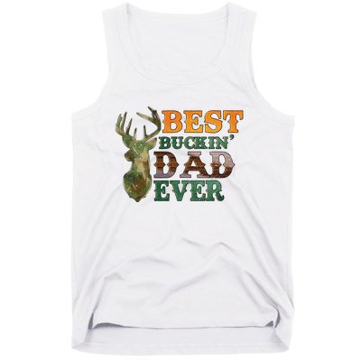 Best Buckin’ Dad Ever Deer Hunting Vintage Tank Top