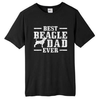 Best Beagle Dad Ever Funny Dog Owner Vintage Beagle Tall Fusion ChromaSoft Performance T-Shirt