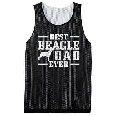 Best Beagle Dad Ever Funny Dog Owner Vintage Beagle Mesh Reversible Basketball Jersey Tank