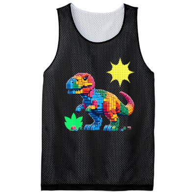 Building Bricks Dinosaur Trex Family Matching Mesh Reversible Basketball Jersey Tank