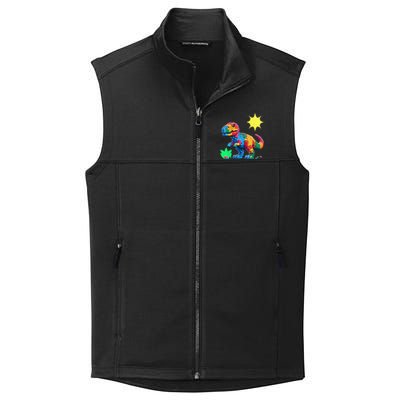 Building Bricks Dinosaur Trex Family Matching Collective Smooth Fleece Vest