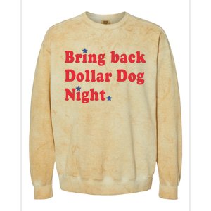 Bring Back Dollar Dog Night Colorblast Crewneck Sweatshirt