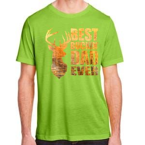 Best Buckin Dad Ever Mix Colors Yellow Tone Adult ChromaSoft Performance T-Shirt