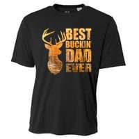 Best Buckin Dad Ever Mix Colors Yellow Tone Cooling Performance Crew T-Shirt