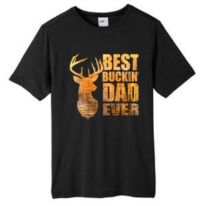 Best Buckin Dad Ever Mix Colors Yellow Tone Tall Fusion ChromaSoft Performance T-Shirt