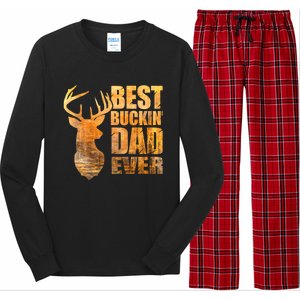 Best Buckin Dad Ever Mix Colors Yellow Tone Long Sleeve Pajama Set