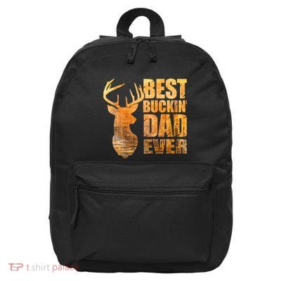 Best Buckin Dad Ever Mix Colors Yellow Tone 16 in Basic Backpack