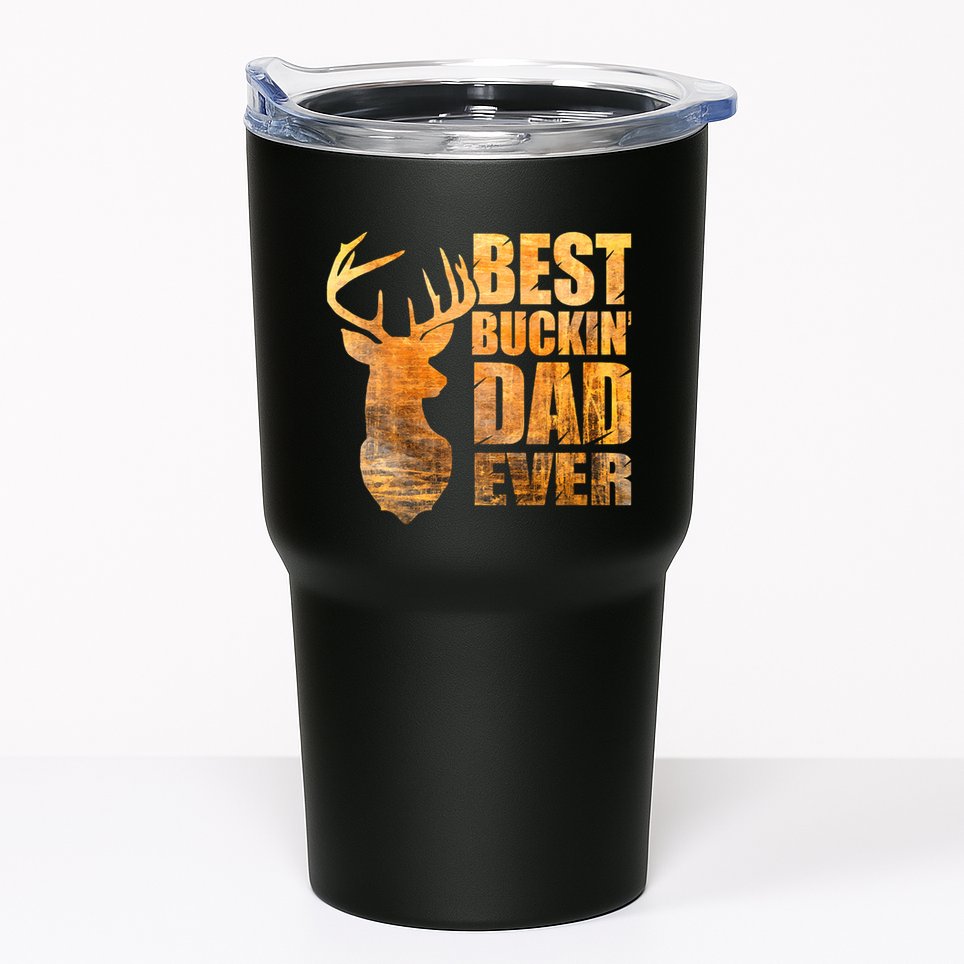 Best Buckin Dad Ever Mix Colors Yellow Tone Tumbler
