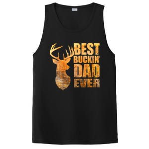 Best Buckin Dad Ever Mix Colors Yellow Tone PosiCharge Competitor Tank