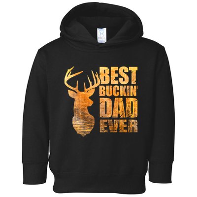Best Buckin Dad Ever Mix Colors Yellow Tone Toddler Hoodie