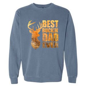 Best Buckin Dad Ever Mix Colors Yellow Tone Garment-Dyed Sweatshirt