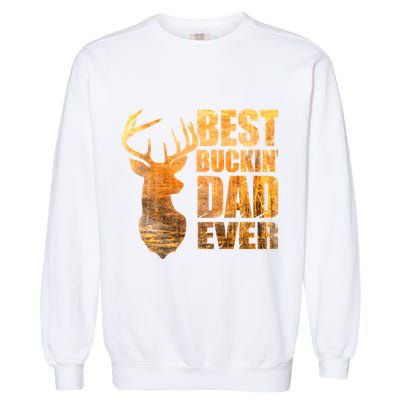 Best Buckin Dad Ever Mix Colors Yellow Tone Garment-Dyed Sweatshirt