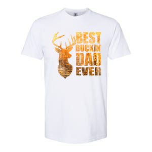 Best Buckin Dad Ever Mix Colors Yellow Tone Softstyle CVC T-Shirt