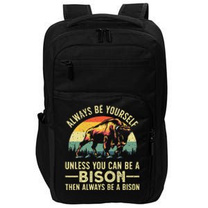 Best Bison Design For Buffalo Bison Lovers Impact Tech Backpack