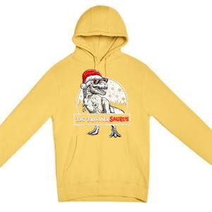 Big Brothersaurus Dinosaur Christmas Pajamas T Rex Premium Pullover Hoodie