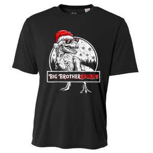 Big Brothersaurus Dinosaur Christmas Pajamas T Rex Cooling Performance Crew T-Shirt