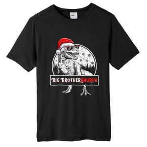 Big Brothersaurus Dinosaur Christmas Pajamas T Rex Tall Fusion ChromaSoft Performance T-Shirt