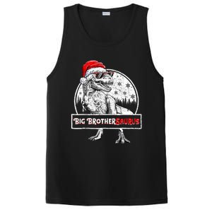 Big Brothersaurus Dinosaur Christmas Pajamas T Rex PosiCharge Competitor Tank