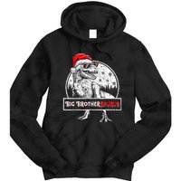 Big Brothersaurus Dinosaur Christmas Pajamas T Rex Tie Dye Hoodie