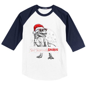 Big Brothersaurus Dinosaur Christmas Pajamas T Rex Baseball Sleeve Shirt