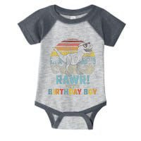 Birthday Boy Dino T Rex Dinosaur Matching Family Infant Baby Jersey Bodysuit