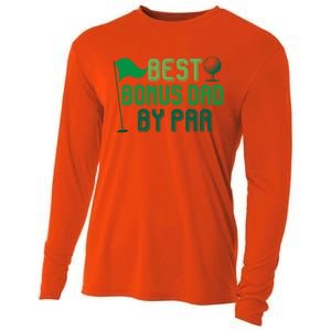 Best Bonus Dad By Par Funny Gift For FatherS Day Golfer Gift Cooling Performance Long Sleeve Crew