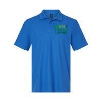 Best Bonus Dad By Par Funny Gift For FatherS Day Golfer Gift Softstyle Adult Sport Polo