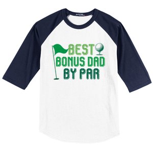 Best Bonus Dad By Par Funny Gift For FatherS Day Golfer Gift Baseball Sleeve Shirt