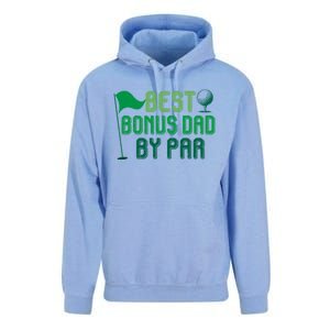 Best Bonus Dad By Par Funny Gift For FatherS Day Golfer Gift Unisex Surf Hoodie