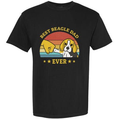 Best Beagle Dad Ever Proud Vintage Beagle Gifts Puppy Lover Garment-Dyed Heavyweight T-Shirt