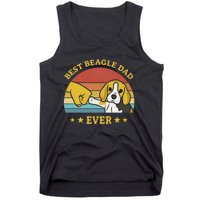 Best Beagle Dad Ever Proud Vintage Beagle Gifts Puppy Lover Tank Top